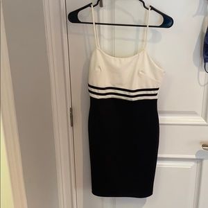 Black and white mini dress, light weight, size M